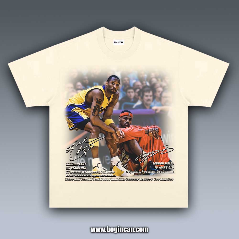 VINTAGE TEE | KOBE AND LEBRON’S FIRST EVER MATCHUP