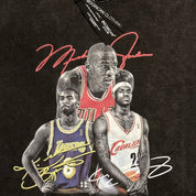 VINTAGE TEE | KOBE& MICHAEL JORDAN& LEBRON JAMES