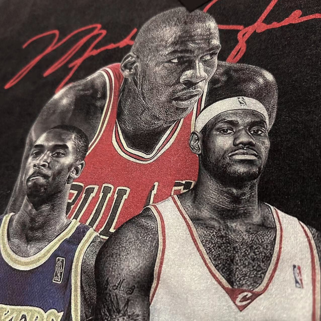 VINTAGE TEE | KOBE& MICHAEL JORDAN& LEBRON JAMES