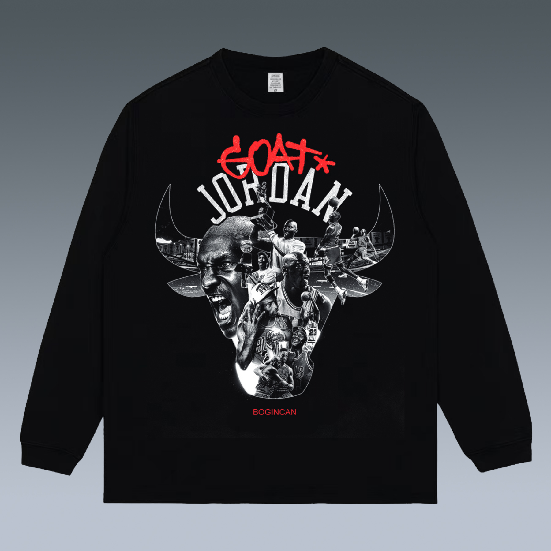 VINTAGE LONG SLEEVE TEE | MICHAEL JORDAN