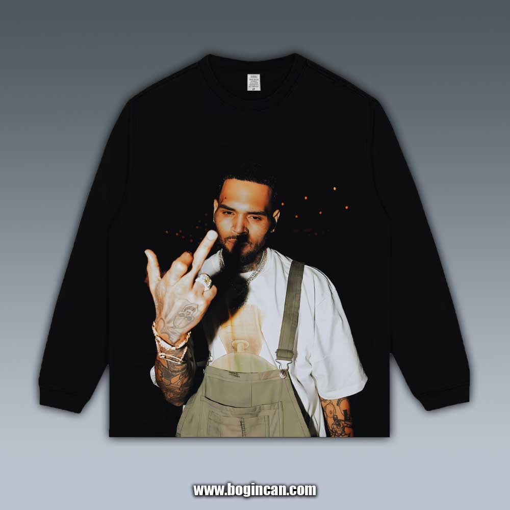 VINTAGE LONG SLEEVE TEE | CHRIS BROWN-8.3