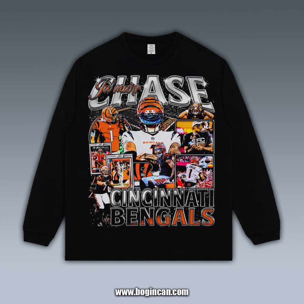 VINTAGE LONG SLEEVE TEE | JAMARR CHASE 9.28-2