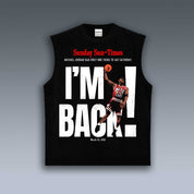 VINTAGE TANK TOP | MICHAEL JORDAN I AM BACK 4.6