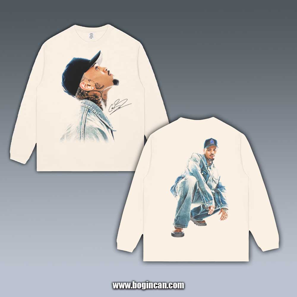 VINTAGE LONG SLEEVE TEE | CHRIS BROWN 25.2.25