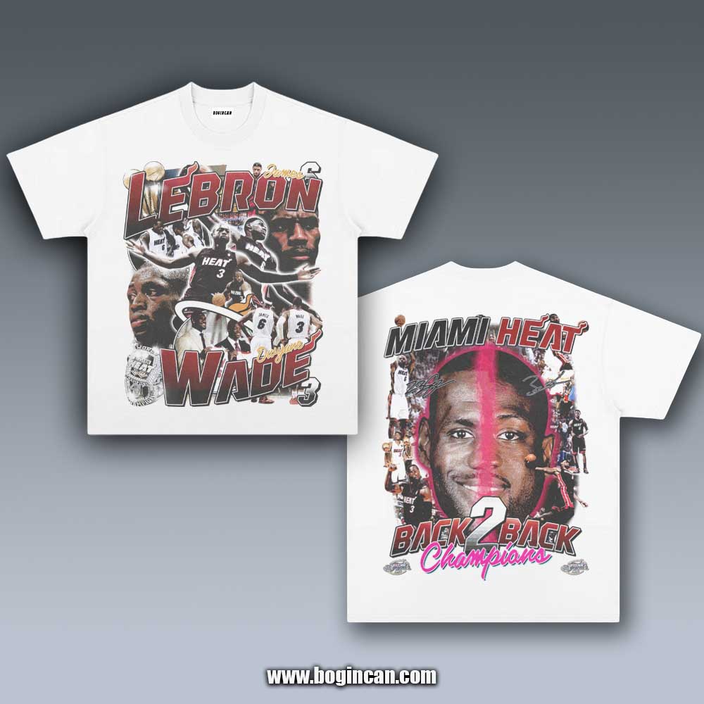 VINTAGE TEE | LEBRON & WADE '12-13 HEAT 11.26