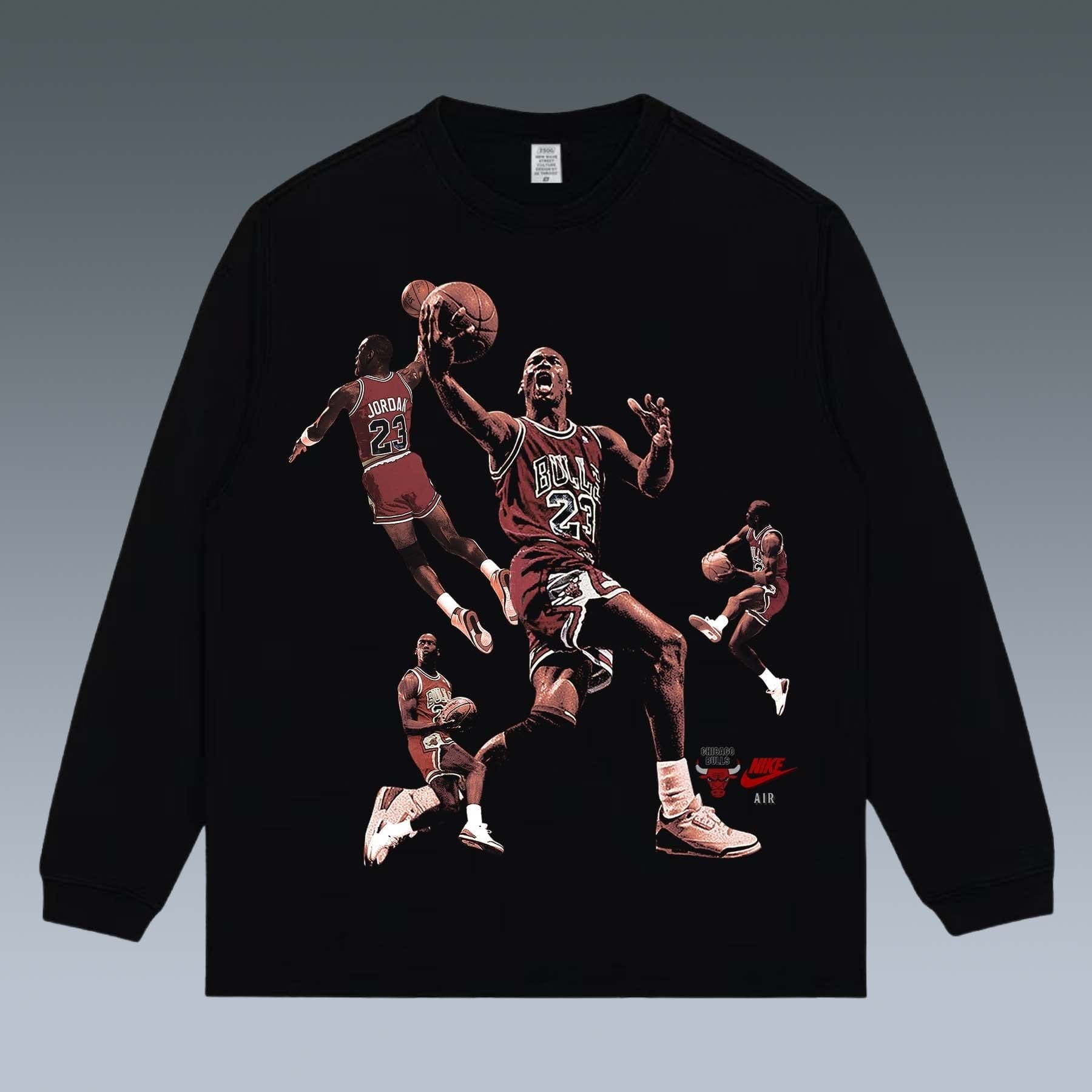 VINTAGE LONG SLEEVE TEE | MICHAEL JORDAN