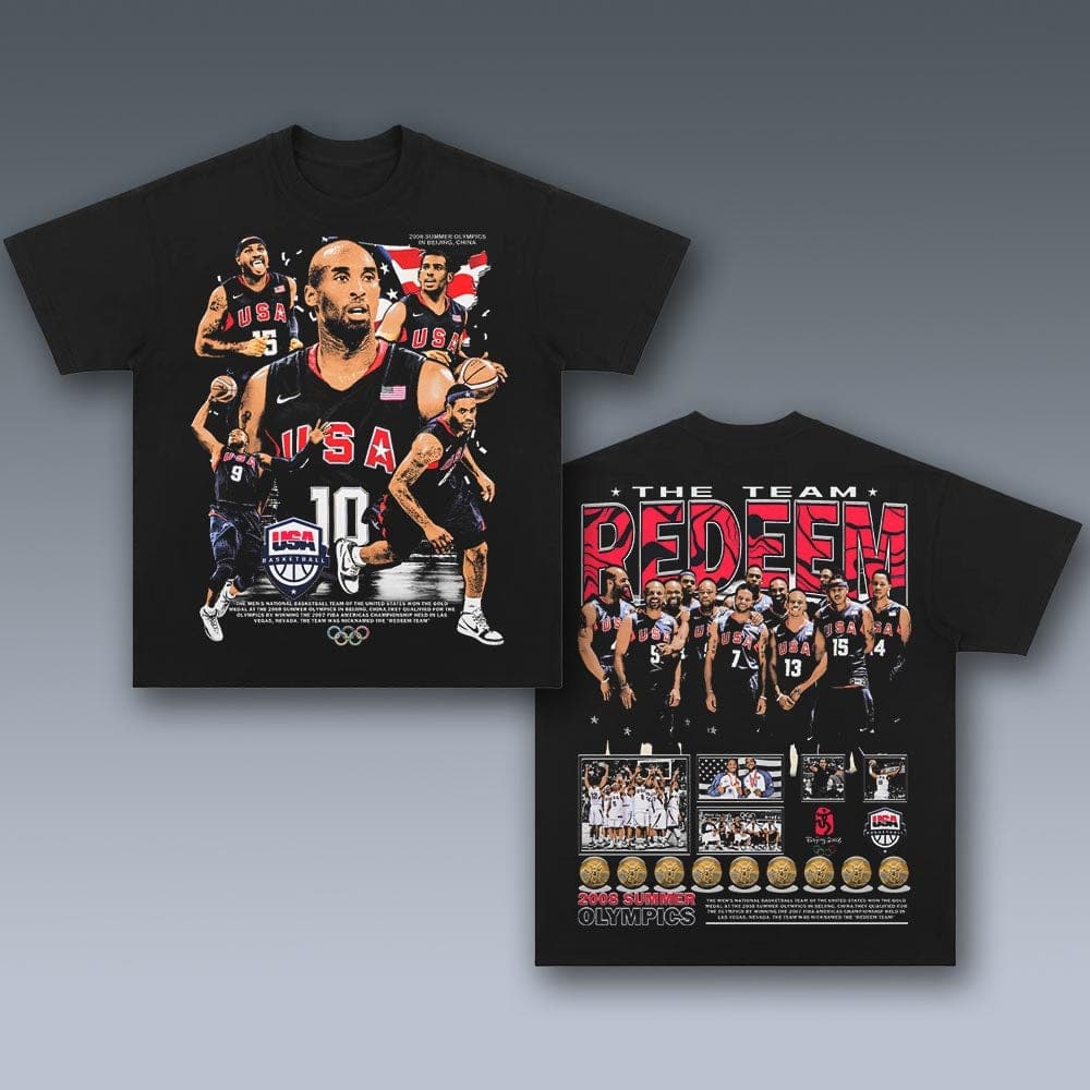 VINTAGE TEE | USA BASKETBALL TEAM 7.29- 2008 REDEEM TEAM