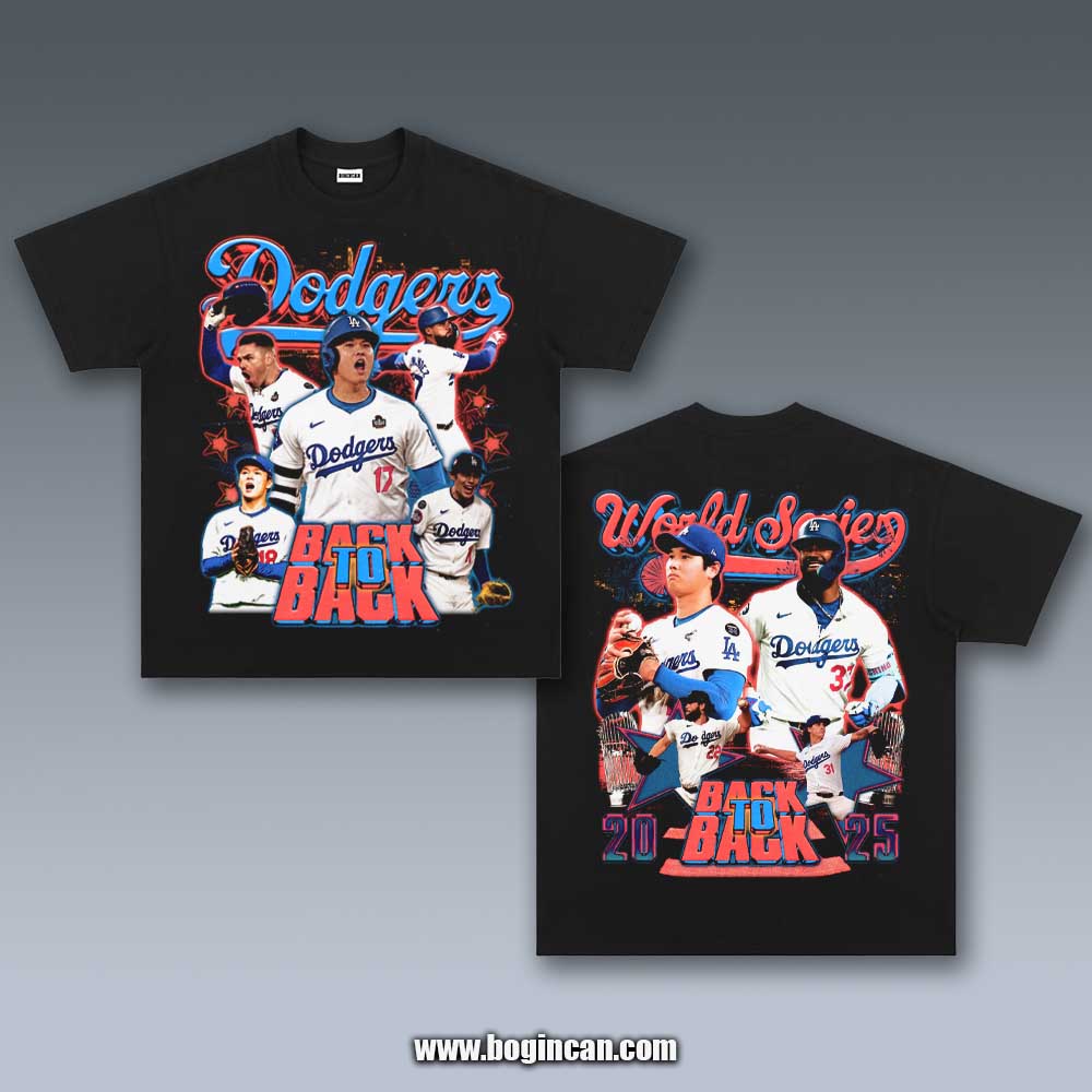 VINTAGE TEE | DODGER BACK TO BACK CHAMPIONS 11.7