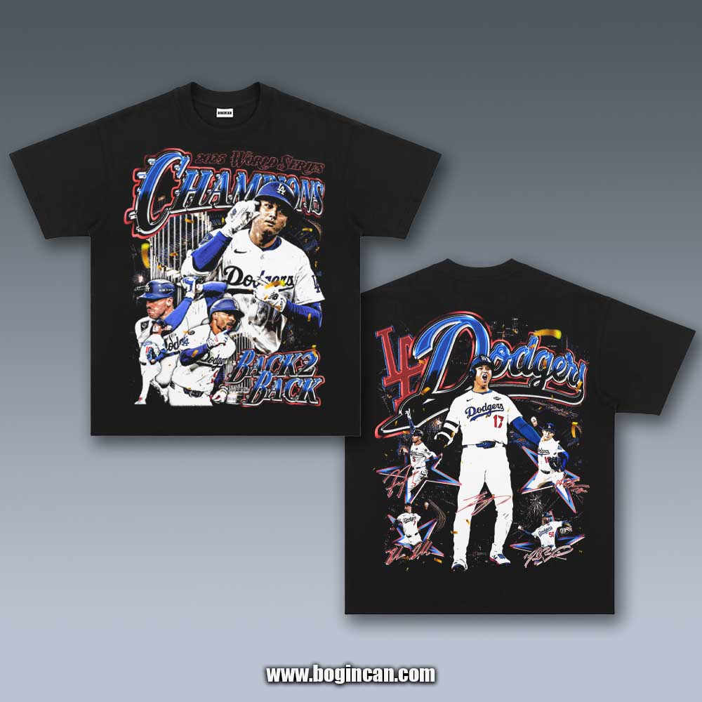 VINTAGE TEE | 2025 DODGERS CHAMPIONS V6