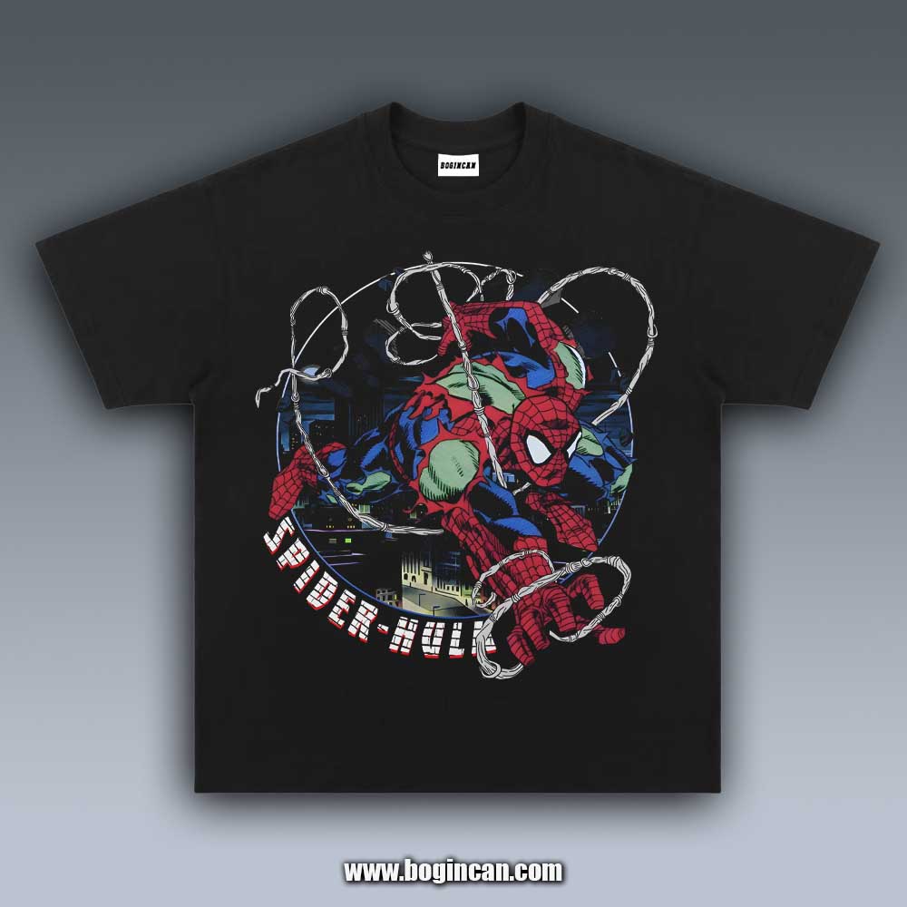 VINTAGE TEE | SPIDERMAN WEBBED SPIDER HULKK 7.4