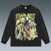 VINTAGE LONG SLEEVE TEE | USAIN ST LEO BOLT