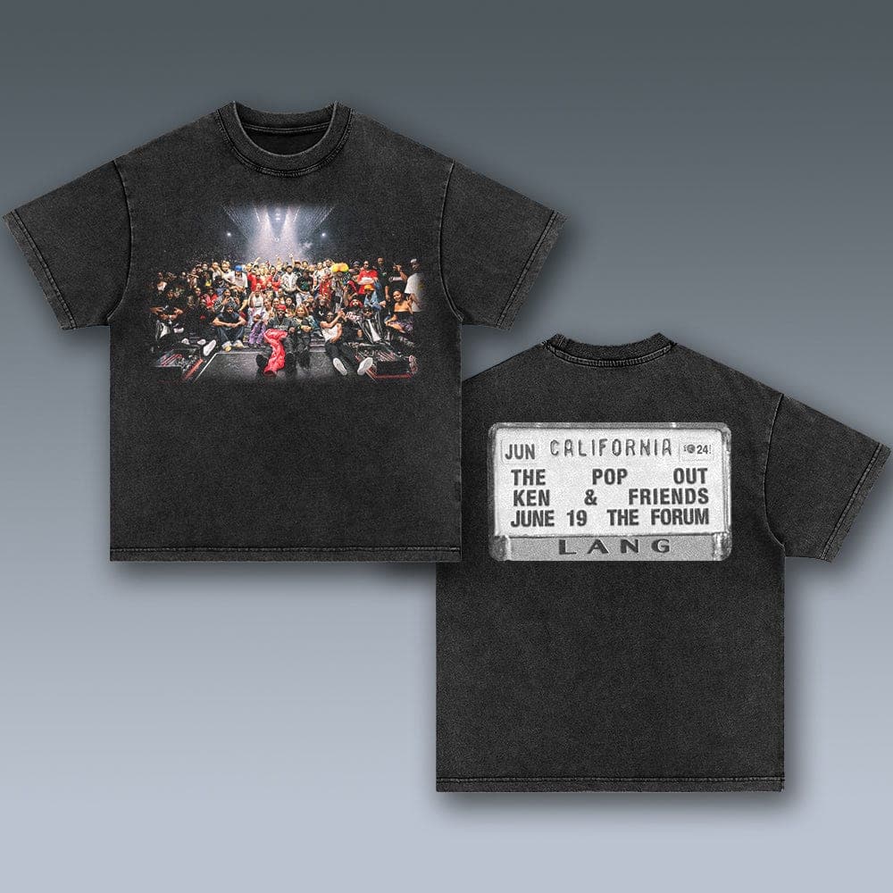 VINTAGE TEE | KENDRICK LAMAR 6.21-1-KENDRICK LAMAR- THE POP OUT KEN & FRIENDS
