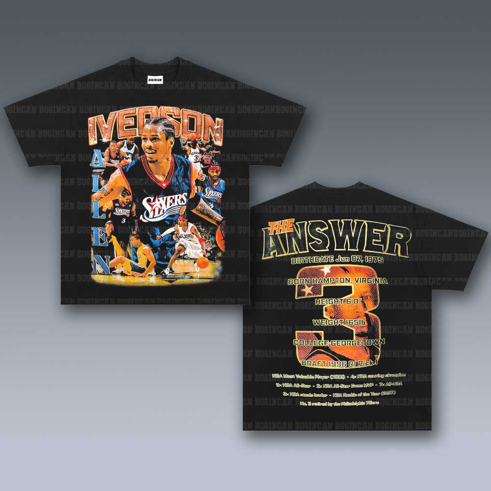 VINTAGE TEE | AI - ALLEN IVERSON 12.4