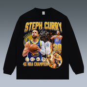VINTAGE LONG SLEEVE TEE | STEPHEN CURRY