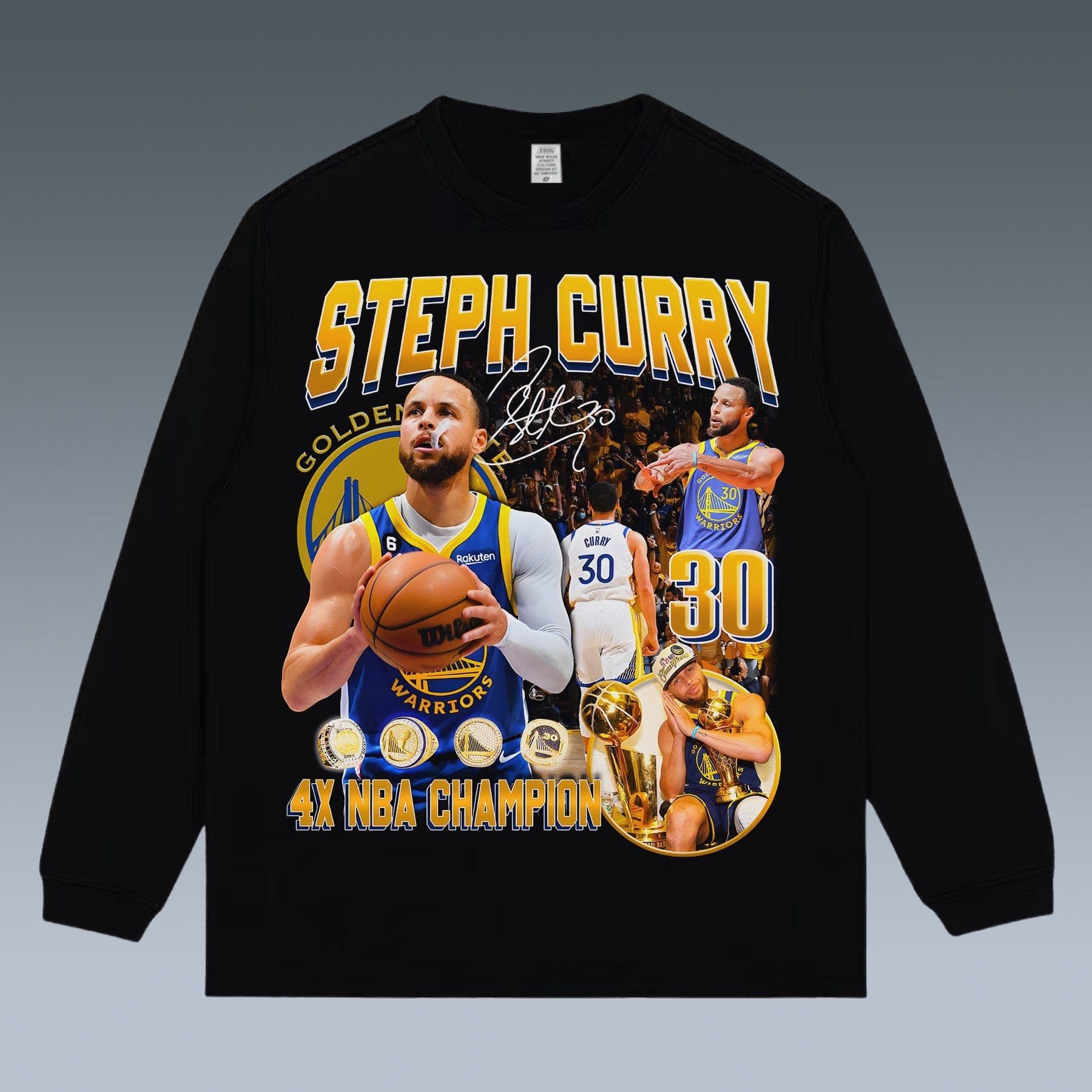 VINTAGE LONG SLEEVE TEE | STEPHEN CURRY