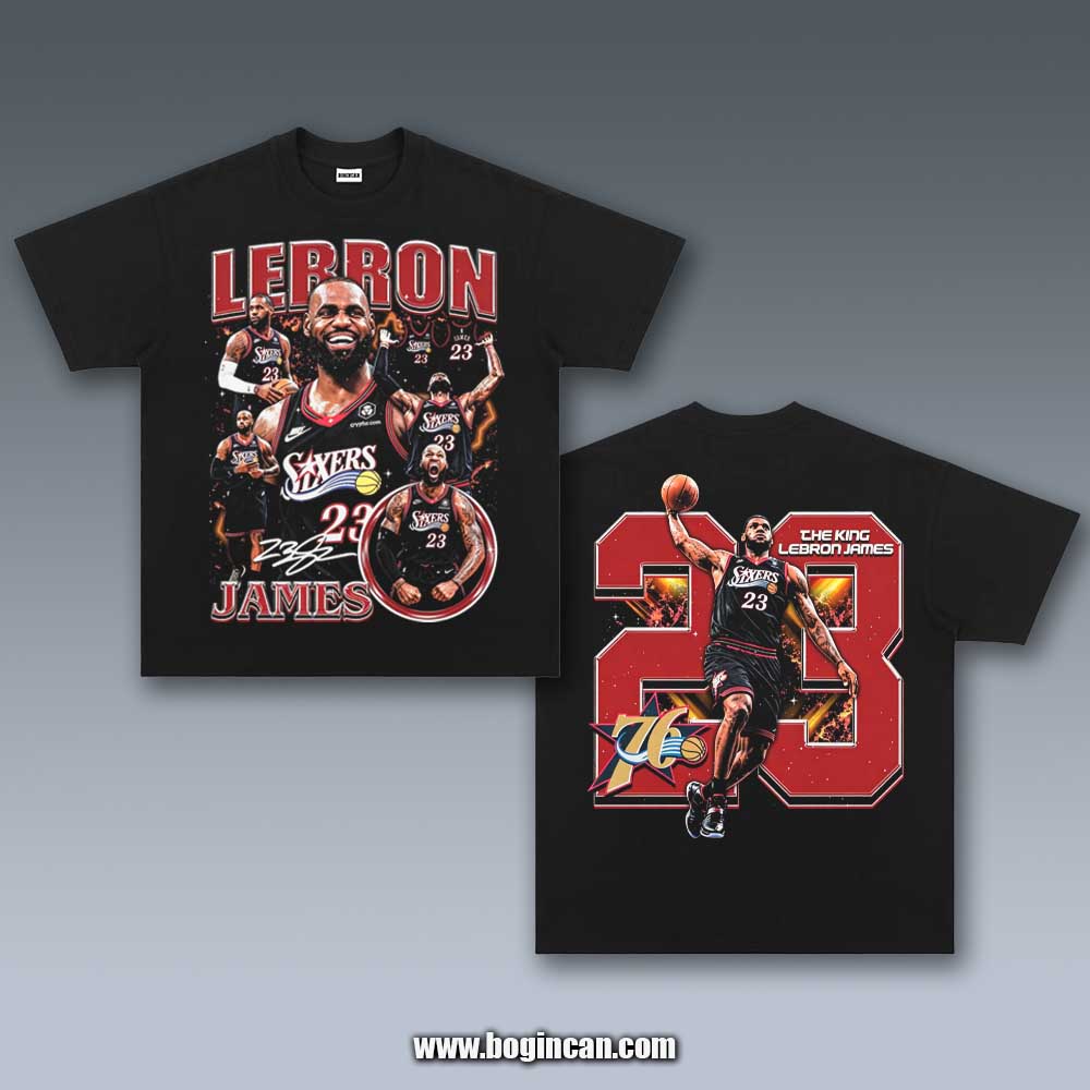 VINTAGE TEE | LEBRON JAMES 76ERS 7.27.6