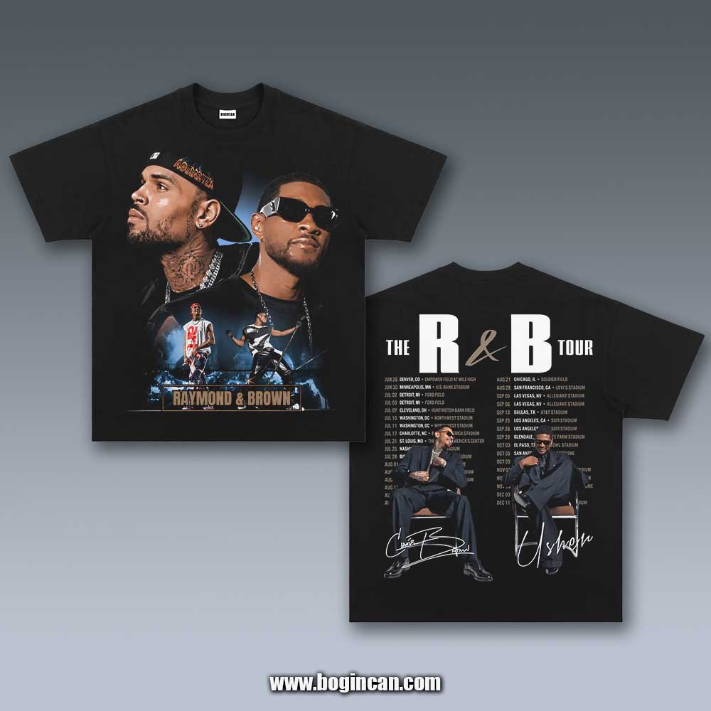 VINTAGE TEE | CHRIS BROWN AND USHER R&B TOUR V4.28