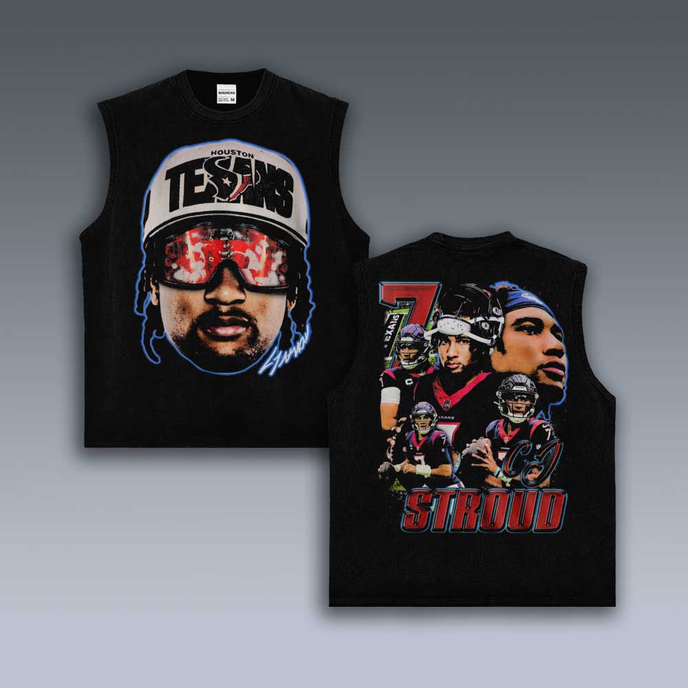 VINTAGE TANK TOP | COOL BREEZE C.J. STROUD BIG FACE 9.12