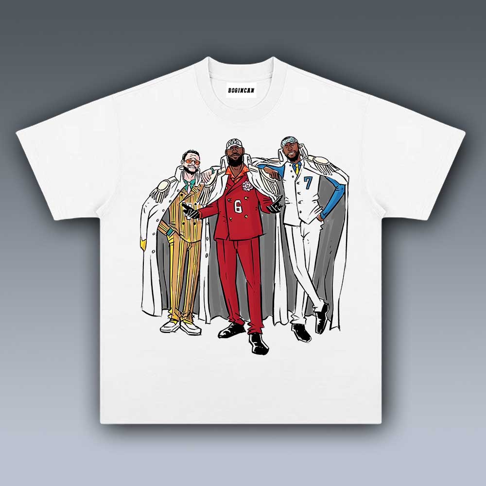 VINTAGE TEE | CURRY AND LEBRON JAMES AND DURANT 4.17