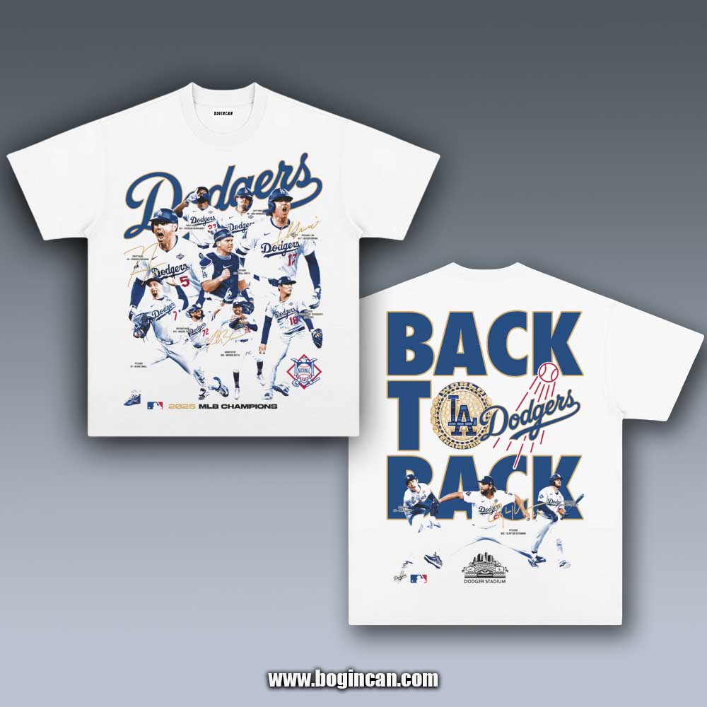 VINTAGE TEE | DODGER BACK TO BACK 11.7.2