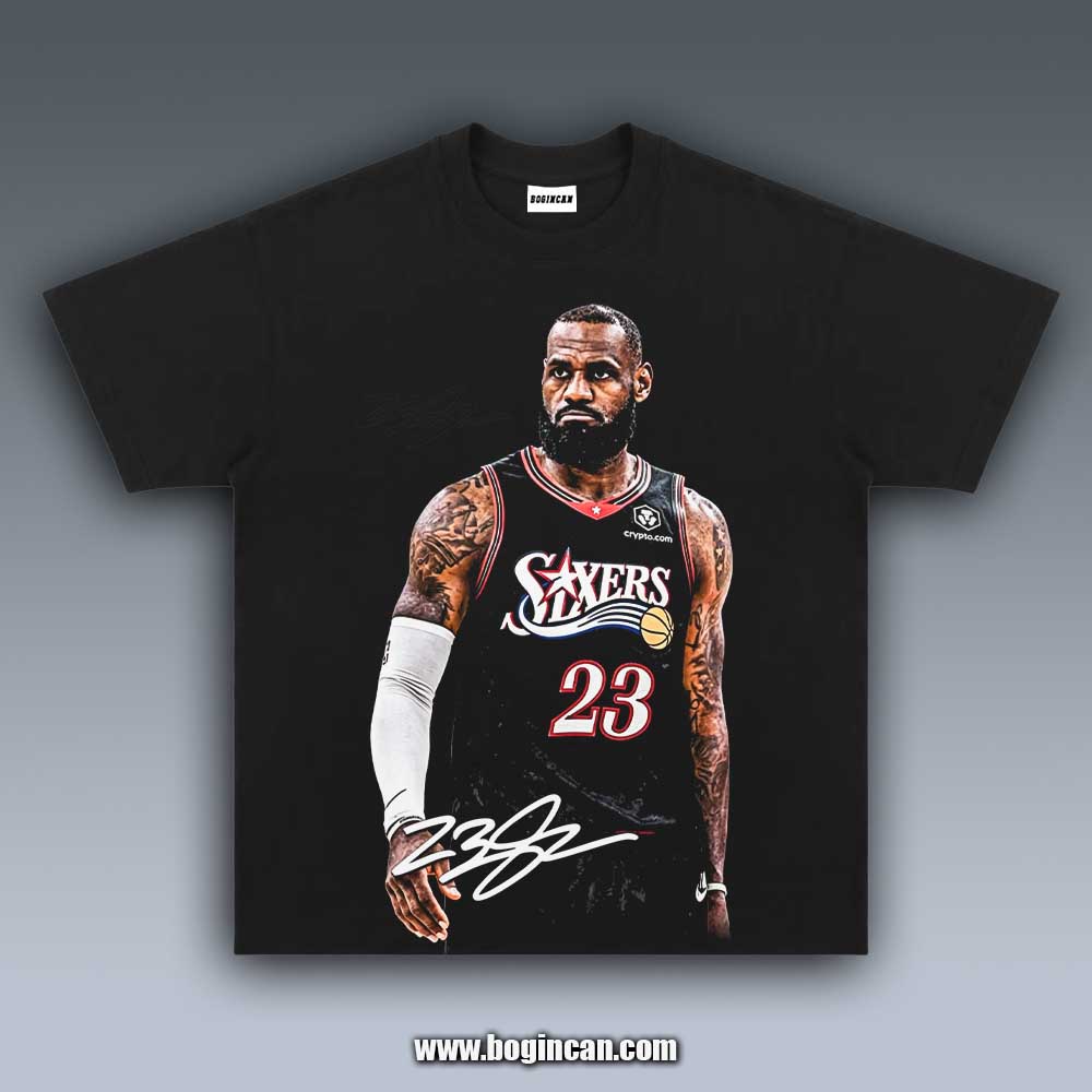 VINTAGE TEE | LEBRON JAMES 76ERS 7.27