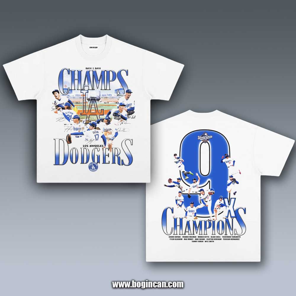 VINTAGE TEE | 2025 DODGERS CHAMPIONS V2