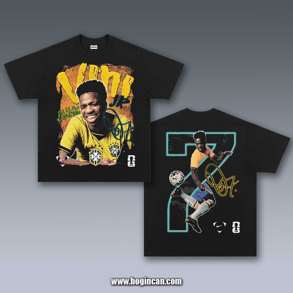 VINTAGE TEE | VINI JR BRASIL WC26 6.8