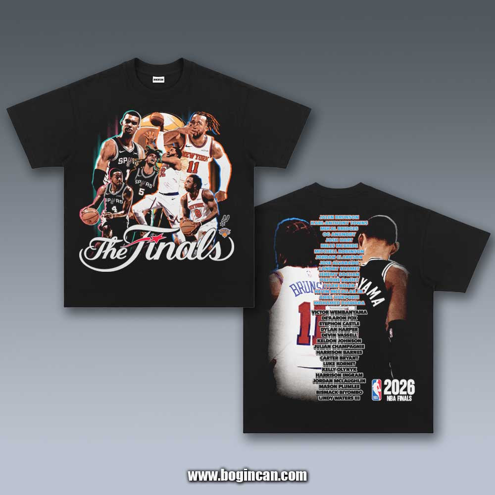 VINTAGE TEE | 2026 NBA FINALS SPURS VS KNICKS 6.2.1