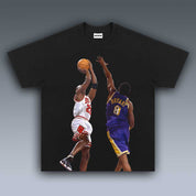 VINTAGE TEE | KOBE VS JORDAN FADEAWAY 4.23