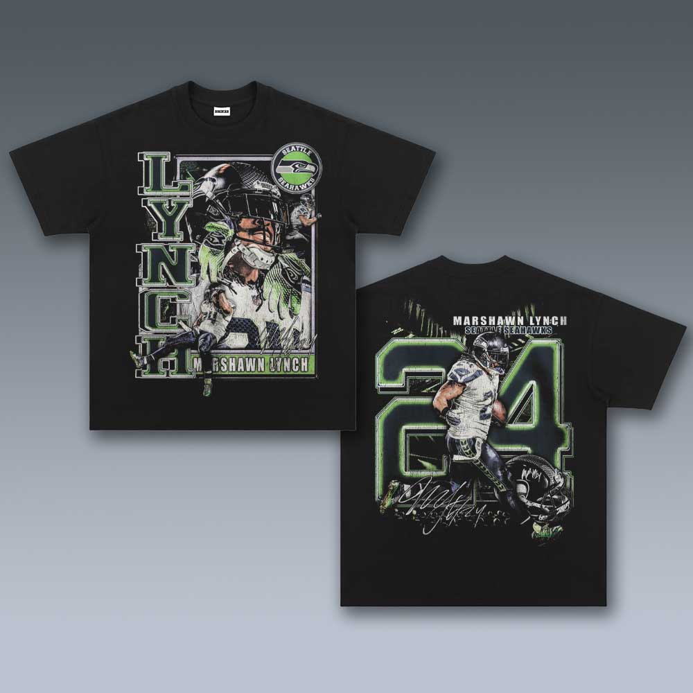 VINTAGE TEE | MARSHAWN LYNCH 9.12