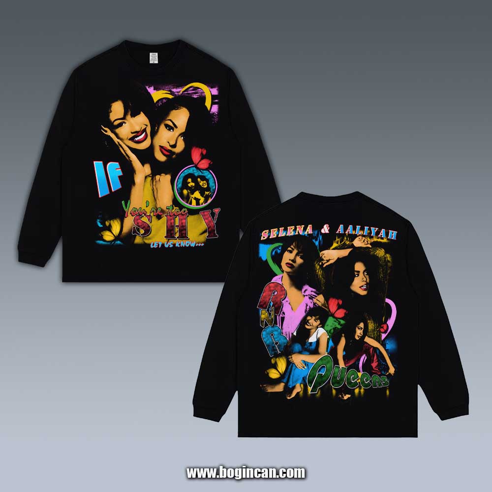 VINTAGE LONG SLEEVE TEE | SELENA X AALIYAH 7.4