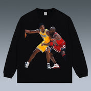VINTAGE LONG SLEEVE TEE | KOBE& MICHAEL JORDAN