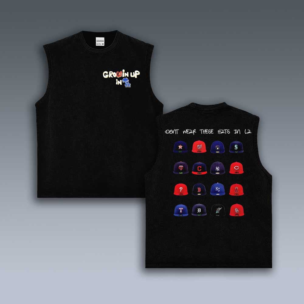VINTAGE TANK TOP | DON'T WEAR THESE HATS IN LA 4.29