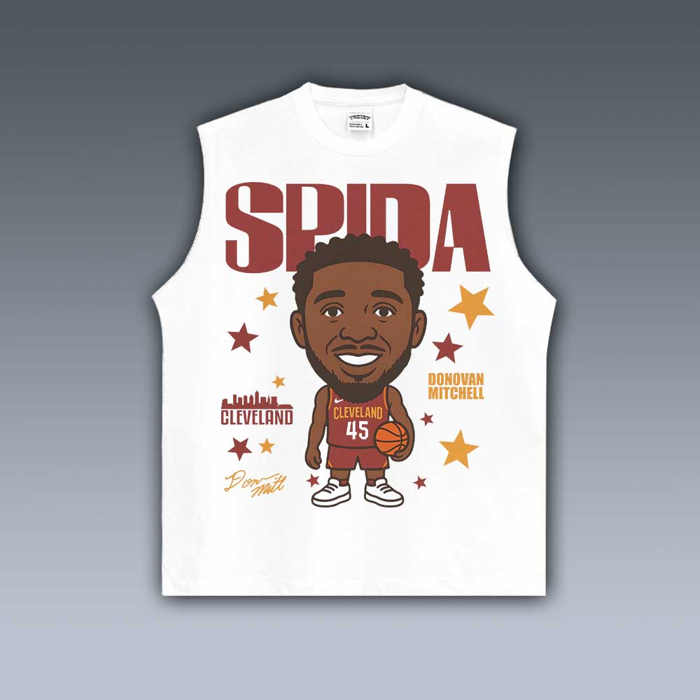 VINTAGE TANK TOP | DONOVAN MITCHELL CARTOON