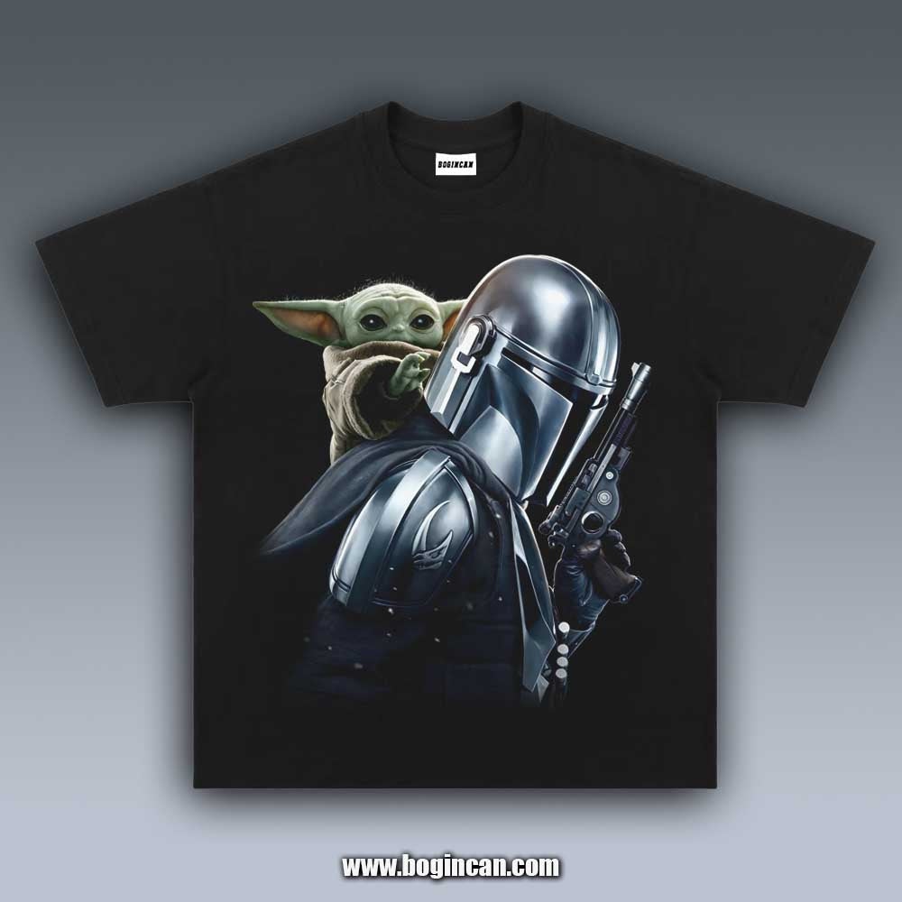 VINTAGE TEE | MANDALORIAN AND GOGRU V2