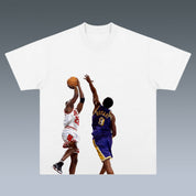 VINTAGE TEE | KOBE VS MICHAEL JORDAN FADEAWAY