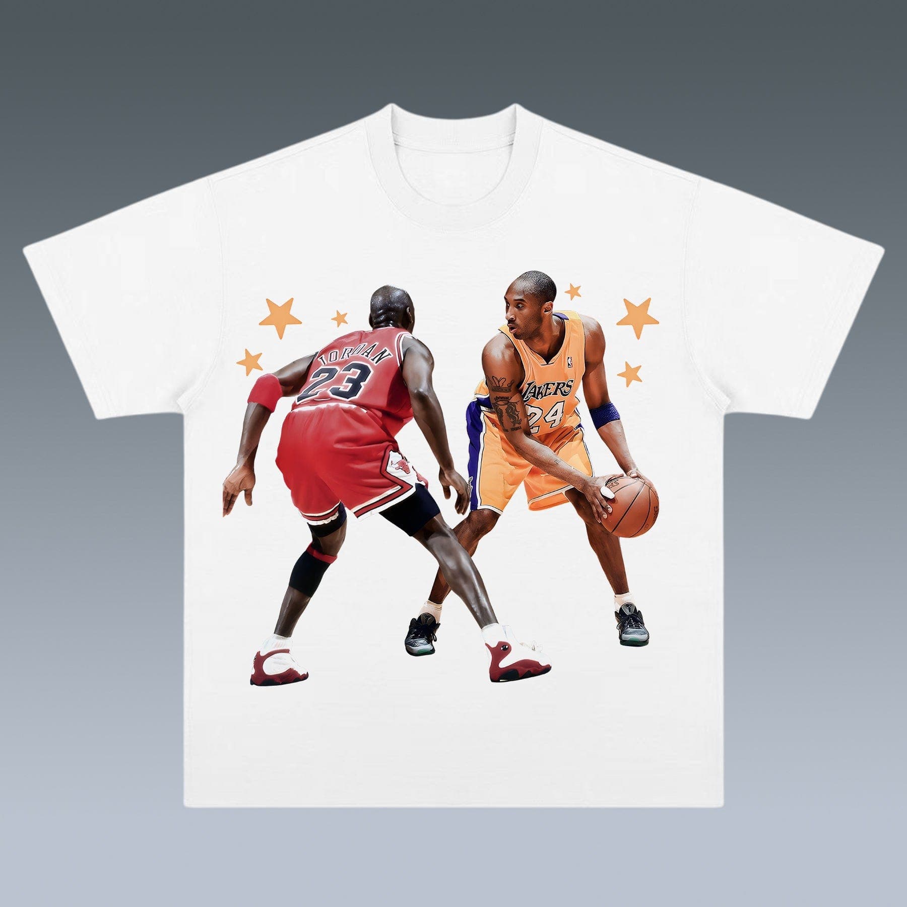 VINTAGE TEE |  KOBE VS JORDAN- 24VS23