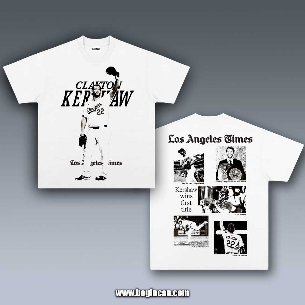 VINTAGE TEE | KERSHAW LA TIMES 9.29