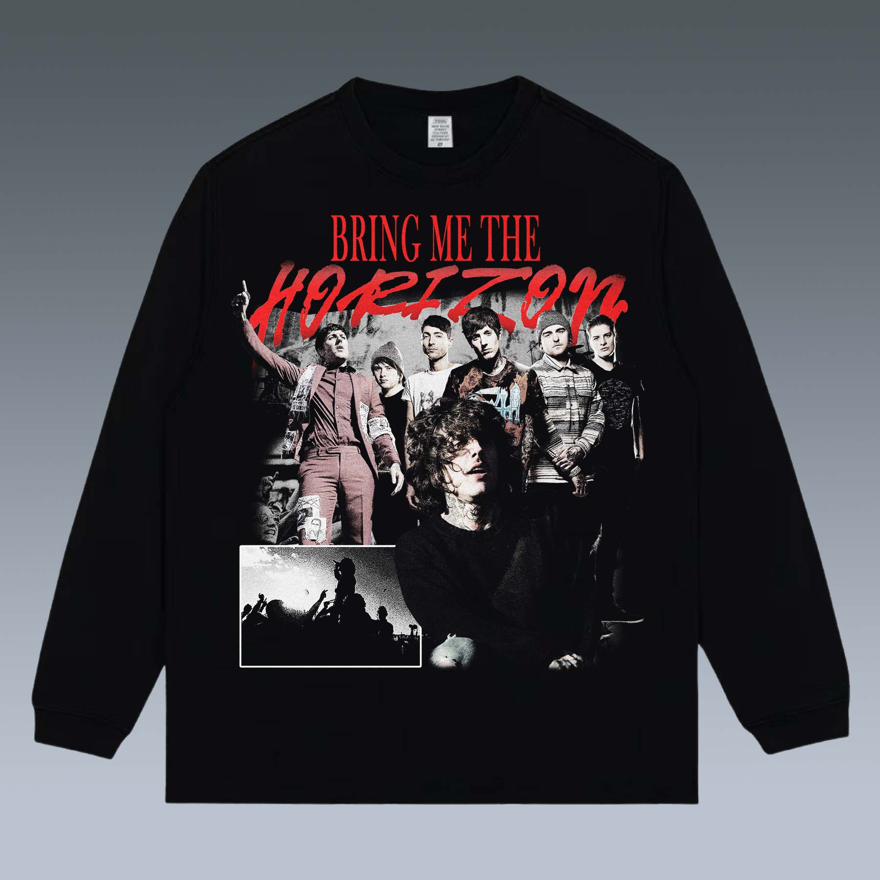 VINTAGE LONG SLEEVE TEE | BRING ME THE HORIZON