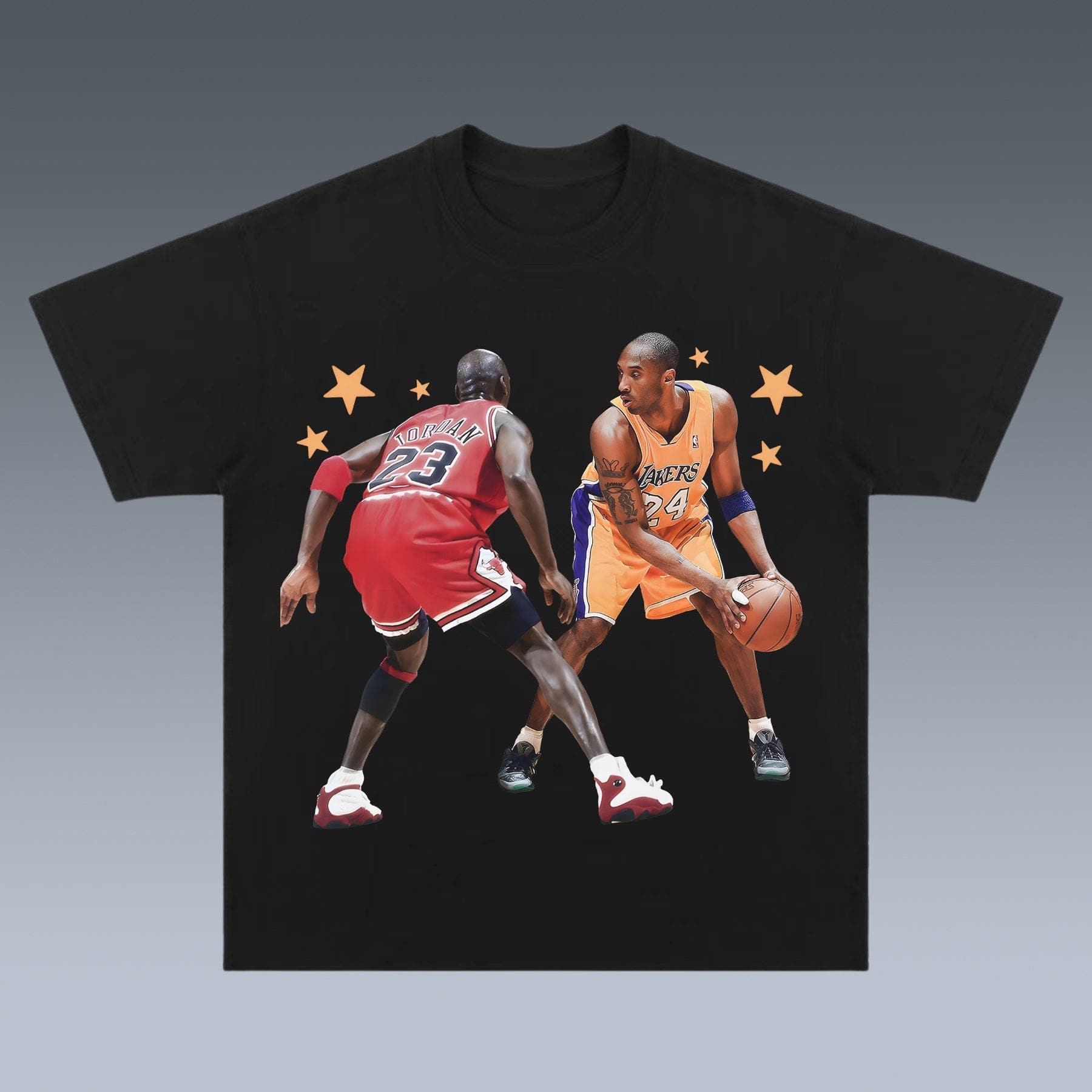 VINTAGE TEE |  KOBE VS JORDAN- 24VS23