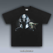 VINTAGE TEE | MANDALORIAN AND GOGRU