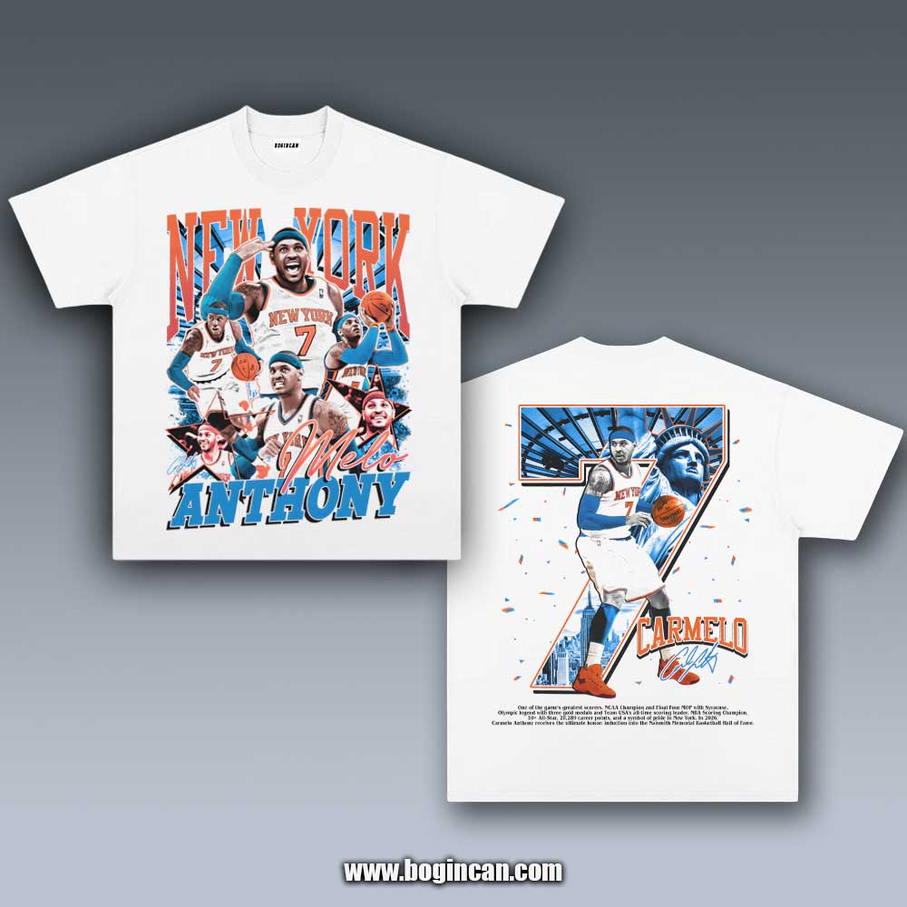 VINTAGE TEE | CAMELO ANTHONY NY LEGACY 11.1