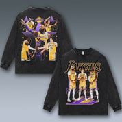 VINTAGE LONG SLEEVE TEE | LAKERS- LEBRON JAMES