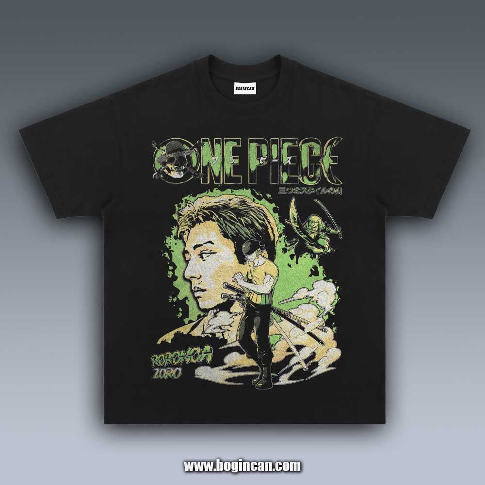 VINTAGE TEE | ONE PIECE RORONOA ZORO 4.4
