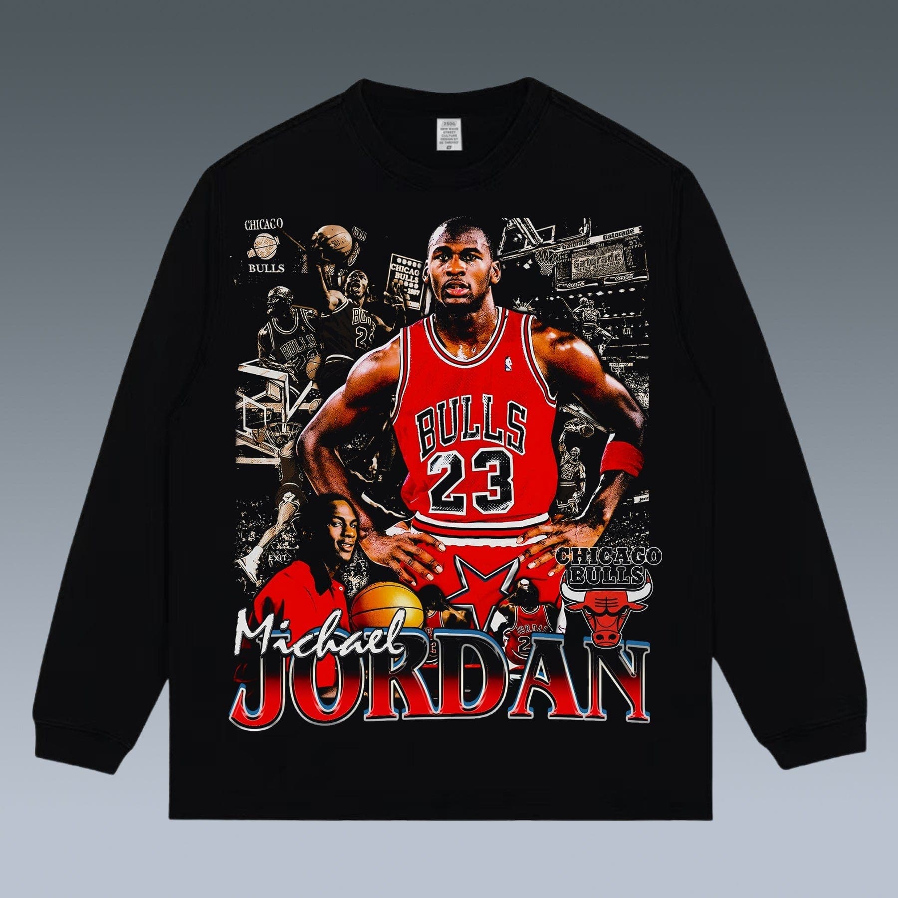 VINTAGE LONG SLEEVE TEE | MICHAEL JORDAN