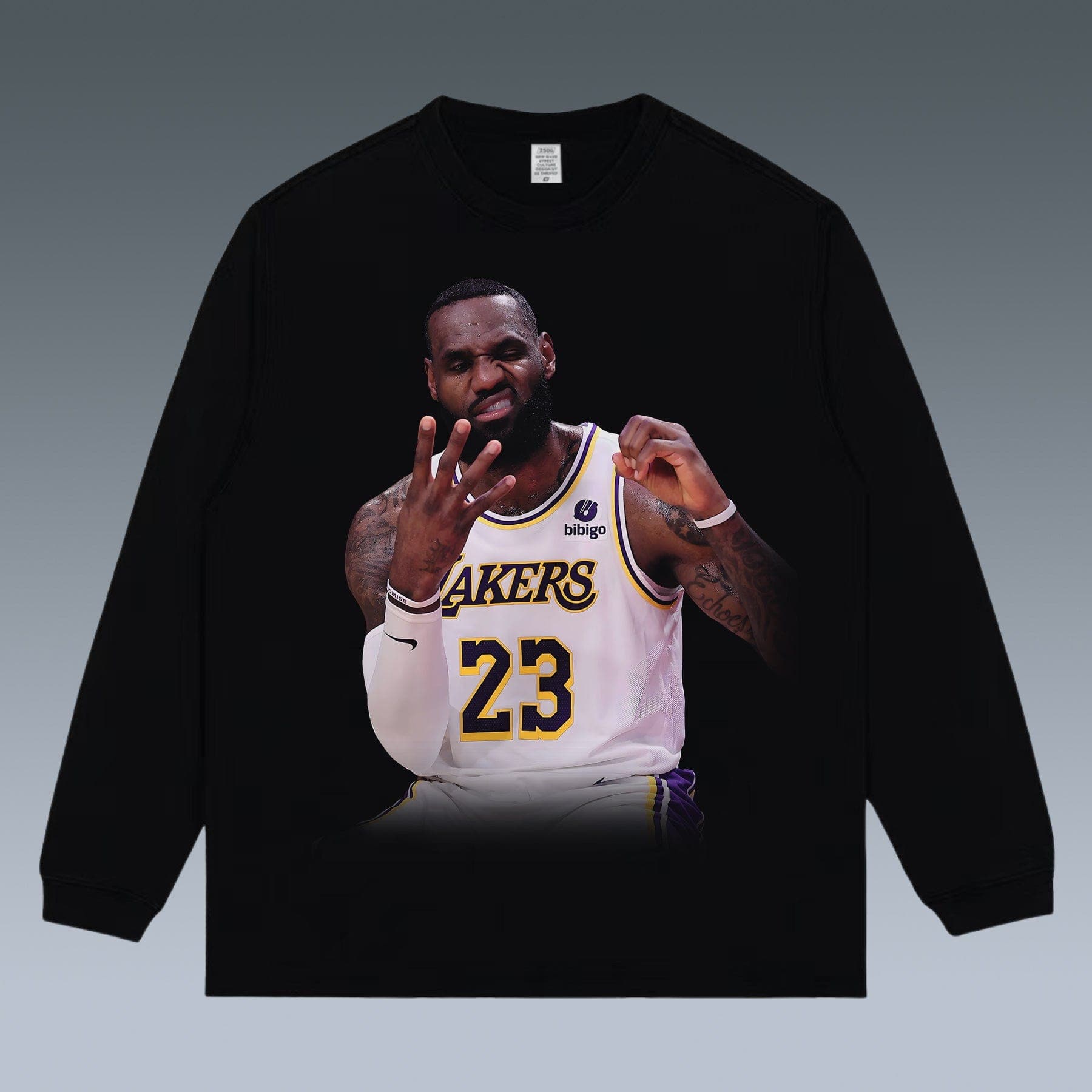 VINTAGE LONG SLEEVE TEE | LEBRON JAMES 40000