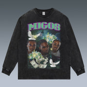 VINTAGE LONG SLEEVE TEE | TAKEOFF& MIGOS