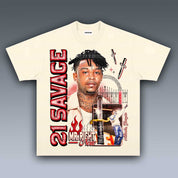 VINTAGE TEE | 21 SAVAGE 11.21