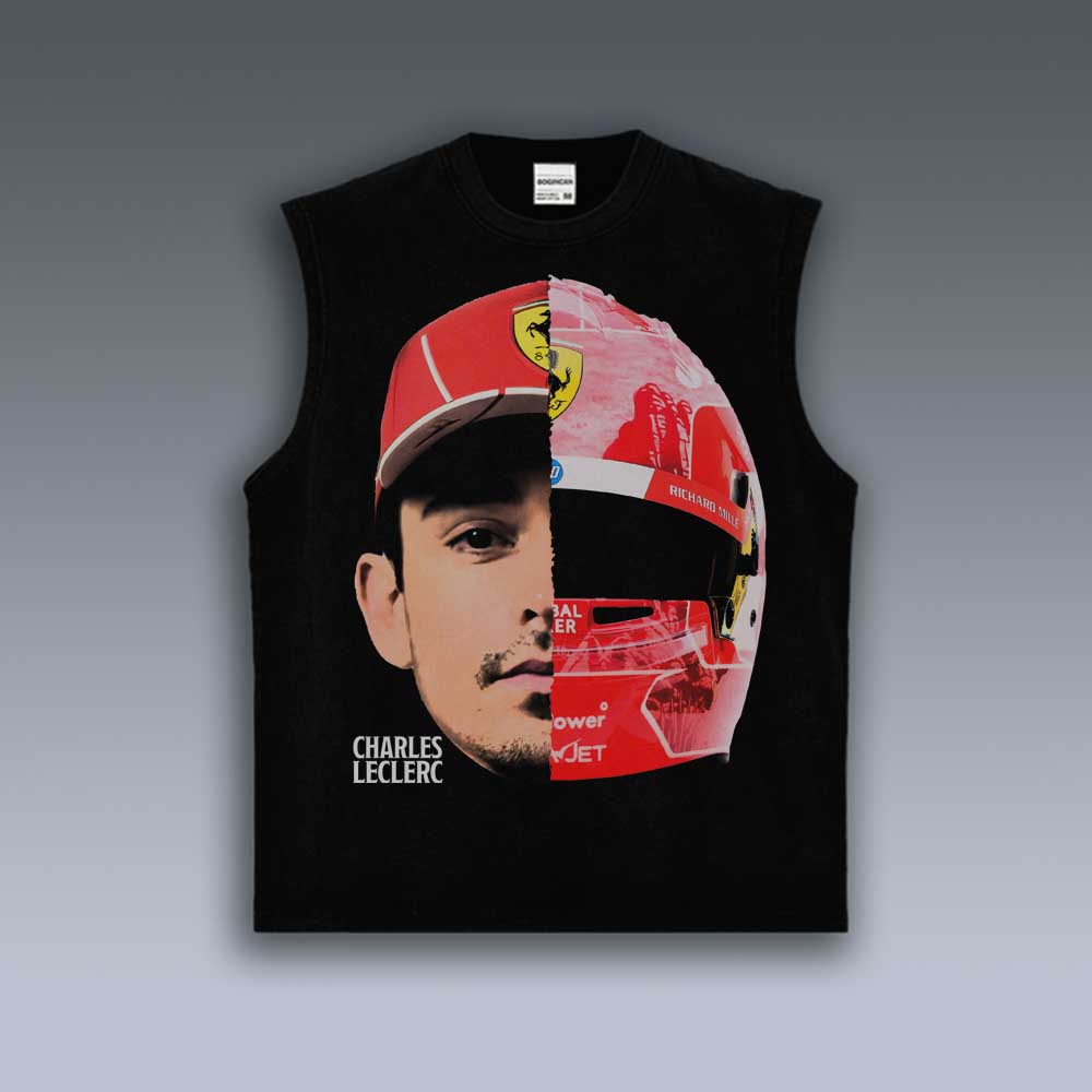 VINTAGE TANK TOP | LECLERC BIG FACE 9.4