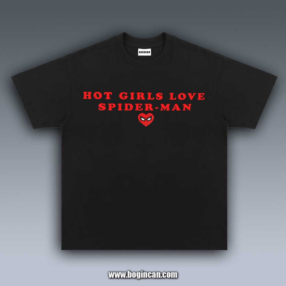 VINTAGE TEE | SPIDERMAN HOT GIRLS 6.30